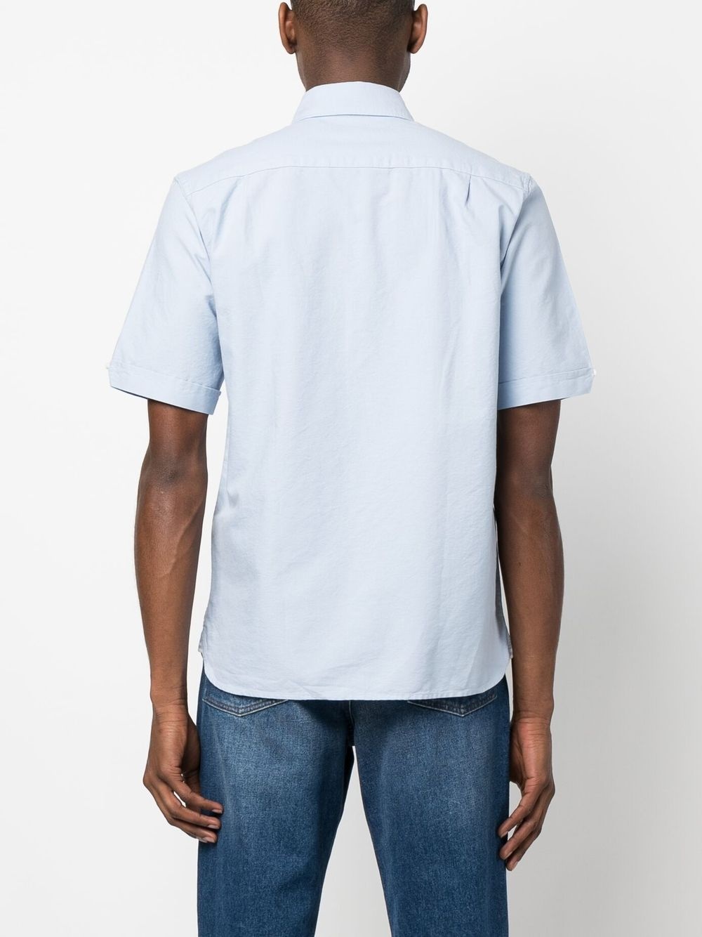 short-sleeve cotton shirt - 4
