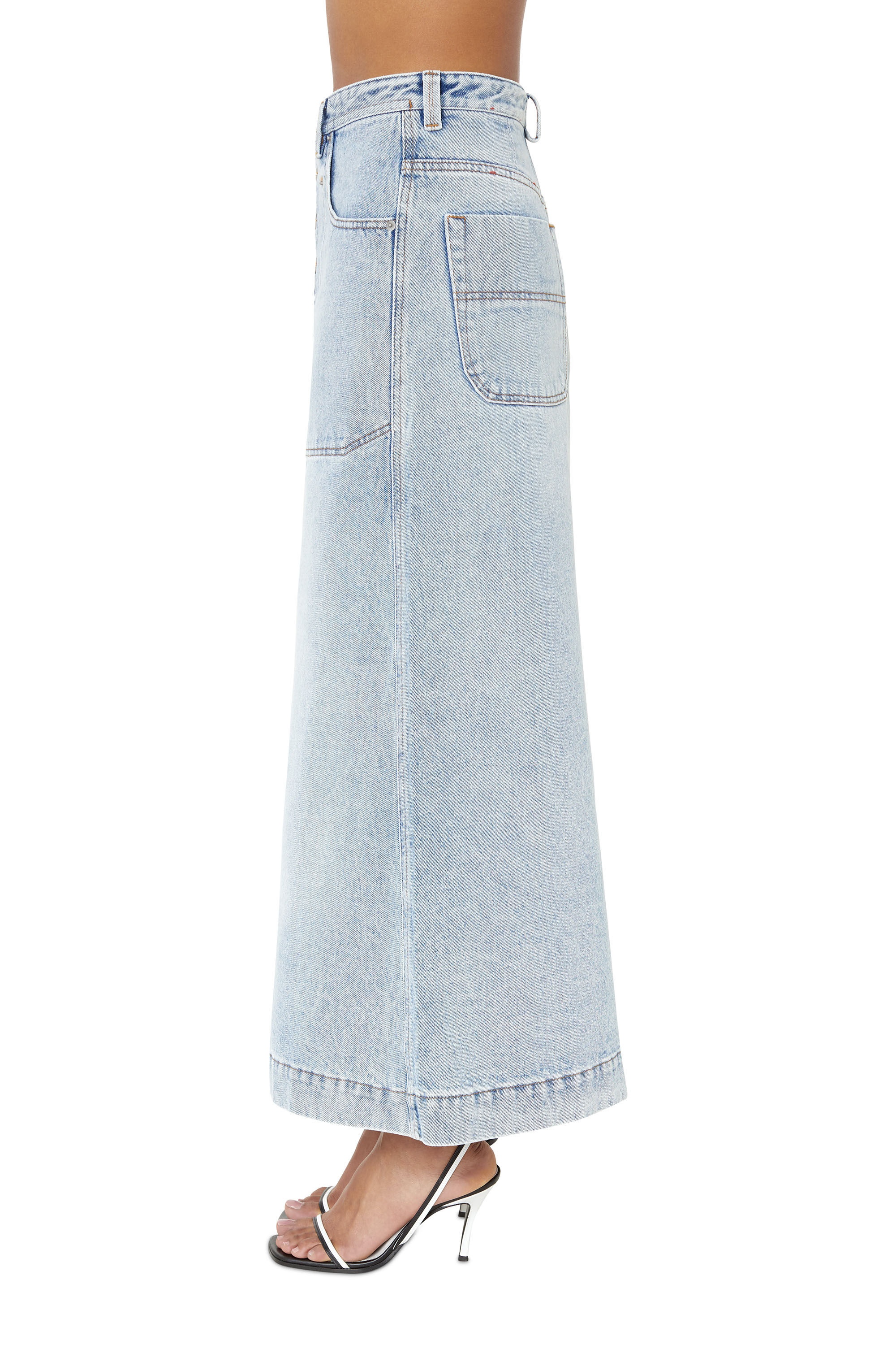 DE-ALBUS-L A-LINE LONG SKIRT - 5