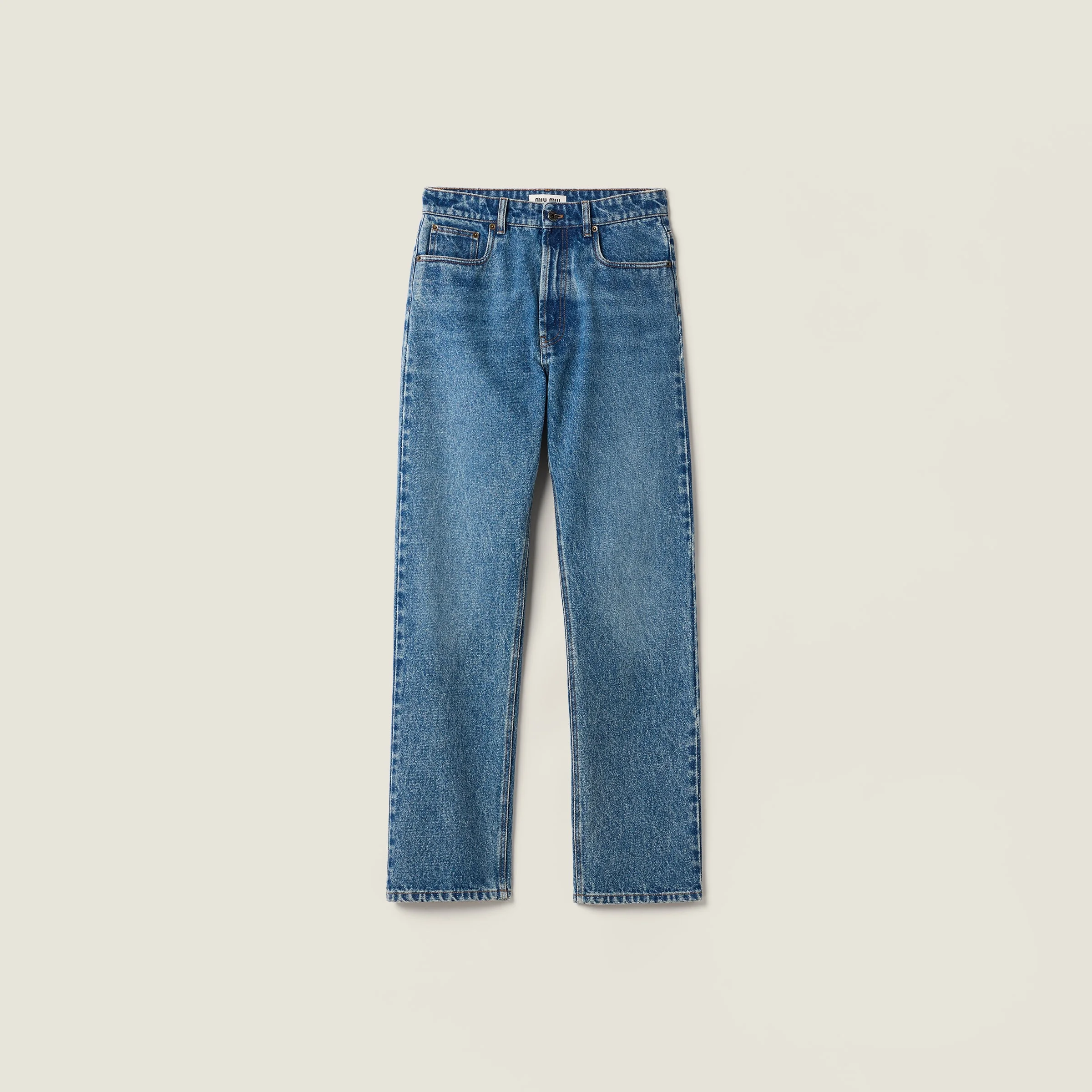 Five-pocket denim jeans - 1