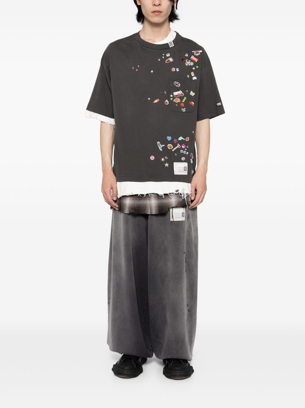 layered T-shirt - 2