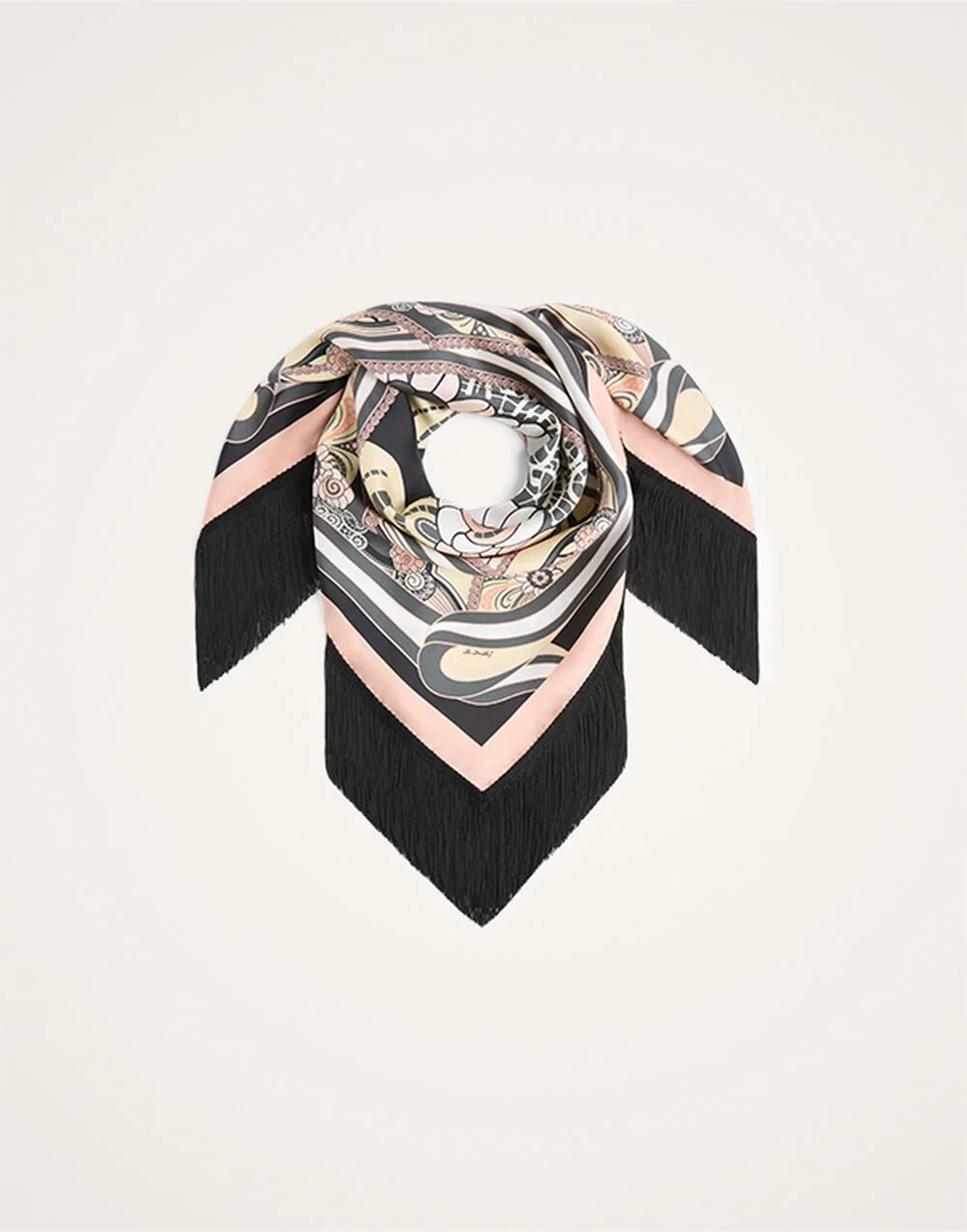 Reversible Fringe Foulard 90 - 1