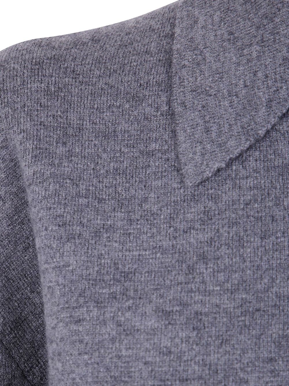 Compact polo sweater - 3