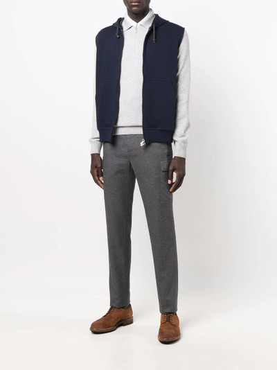 Brunello Cucinelli zipped cashmere jumper outlook