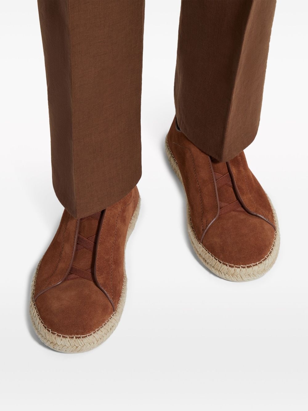 Triple Stitch suede espadrilles - 6
