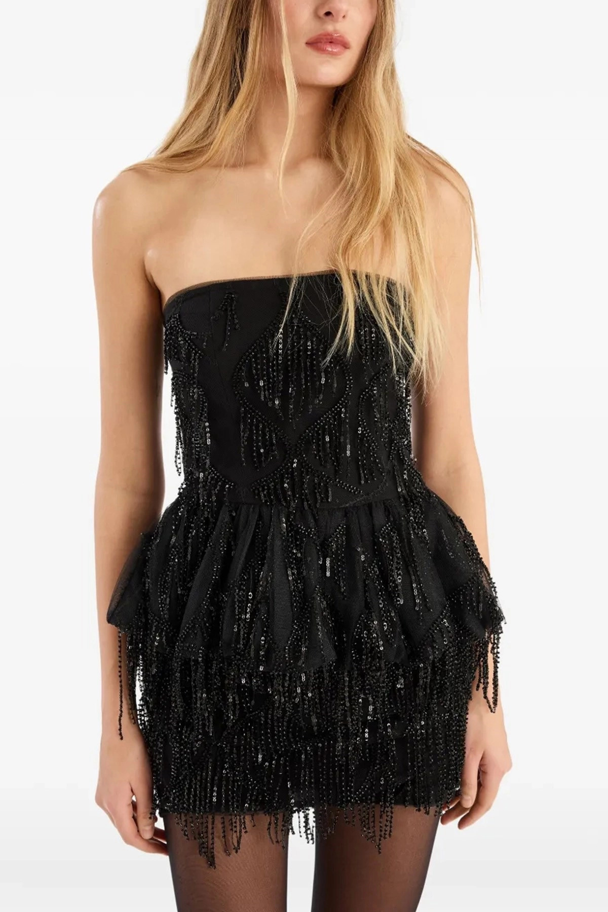Beaded fringed skirt - 2
