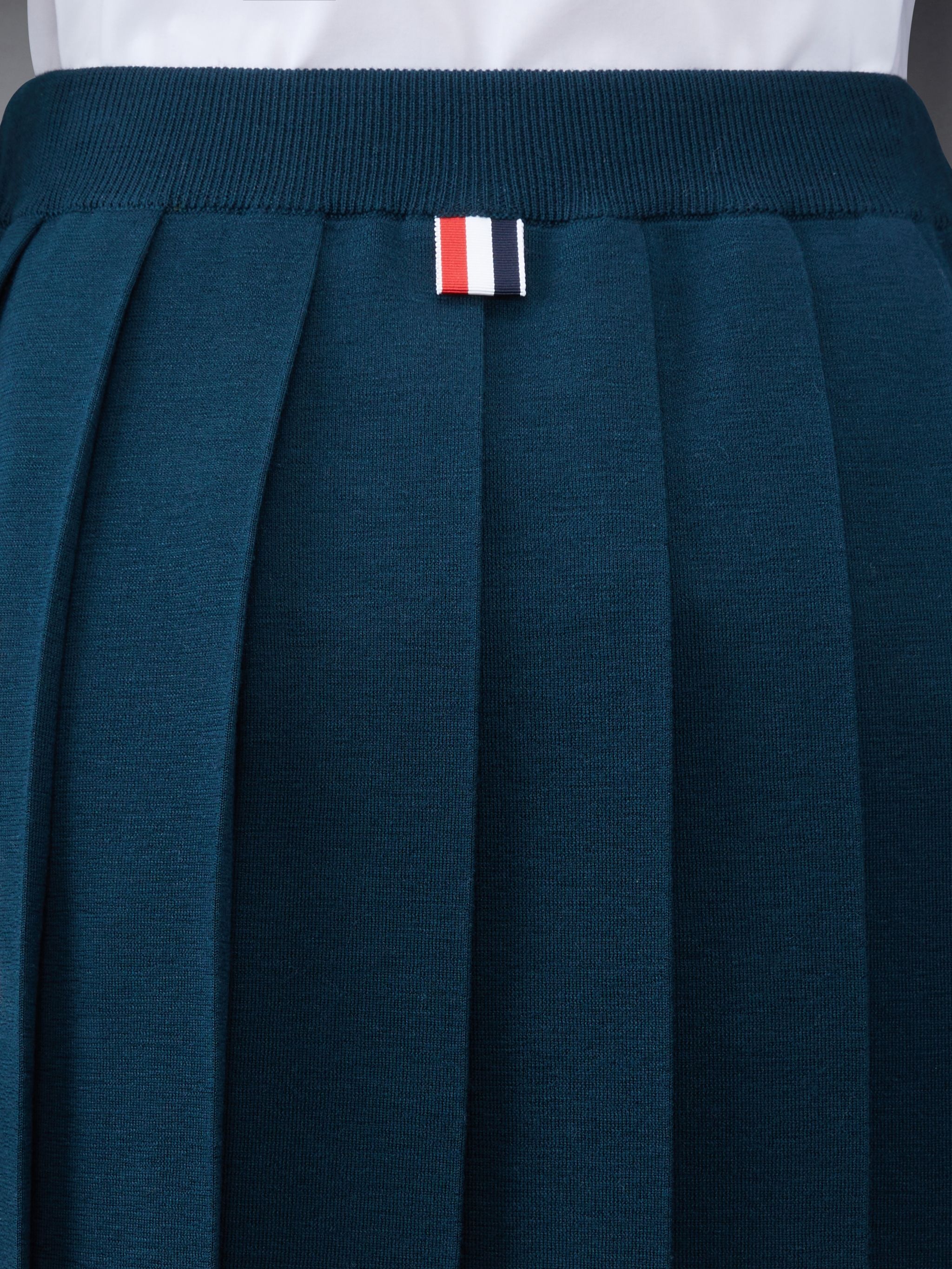 Merino Hector 4-Bar Pleated Mini Skirt - 6