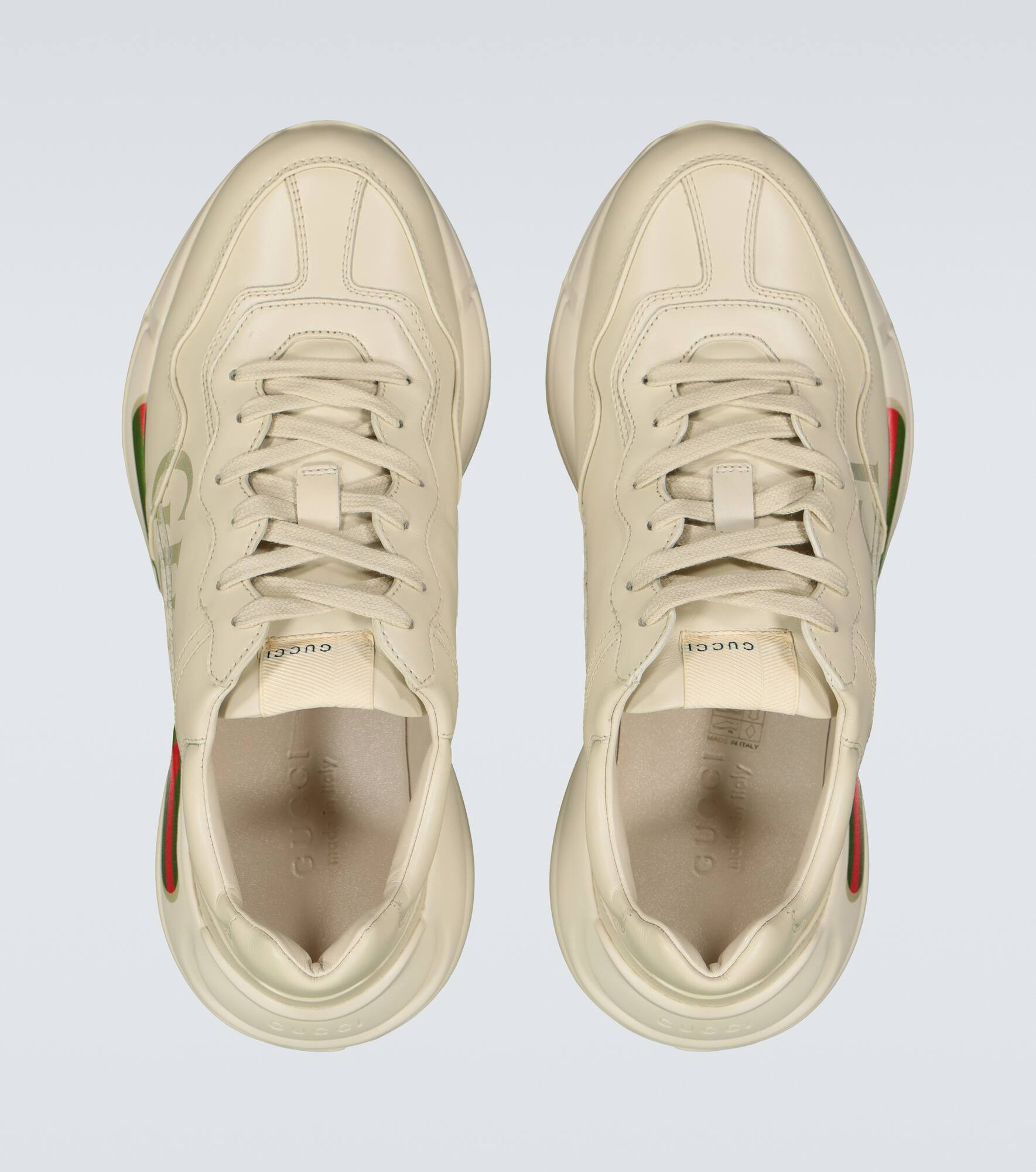 Rhyton leather sneakers - 3