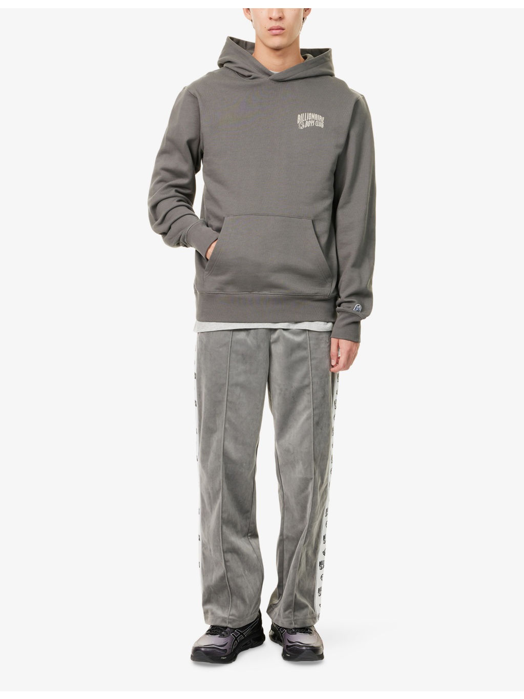 Small Arch Logo-Print Cotton Hoody - 2