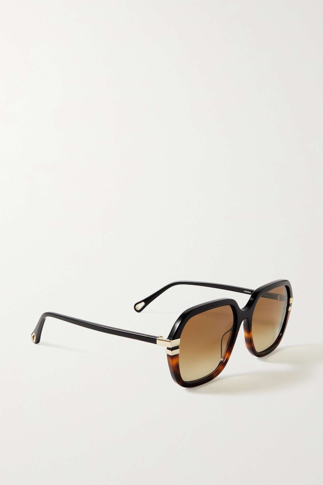 West round-frame tortoiseshell recycled-acetate sunglasses - 3