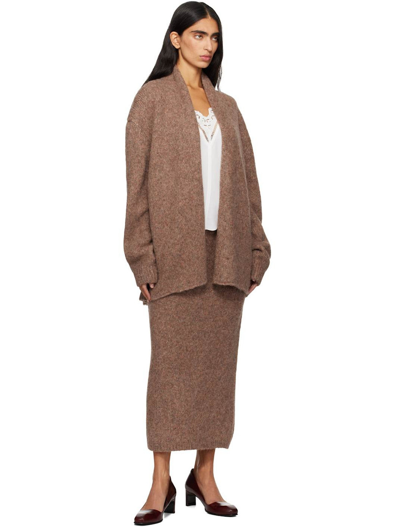 LAUREN MANOOGIAN Beige Loft Shawl Cardigan outlook