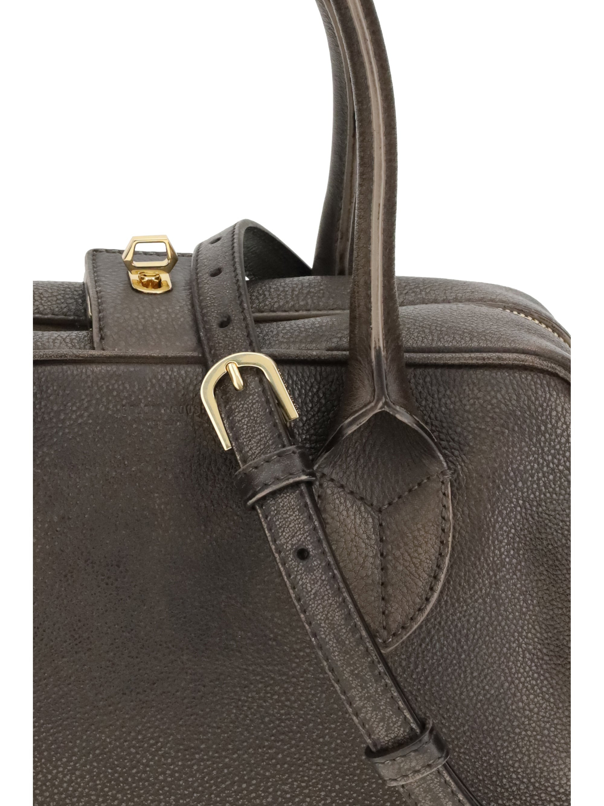 Golden Goose Women Vita Bag Treated Leather Body Gold Metal - 4