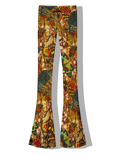 Jean Paul Gaultier Papillon abstract-pattern print trousers outlook