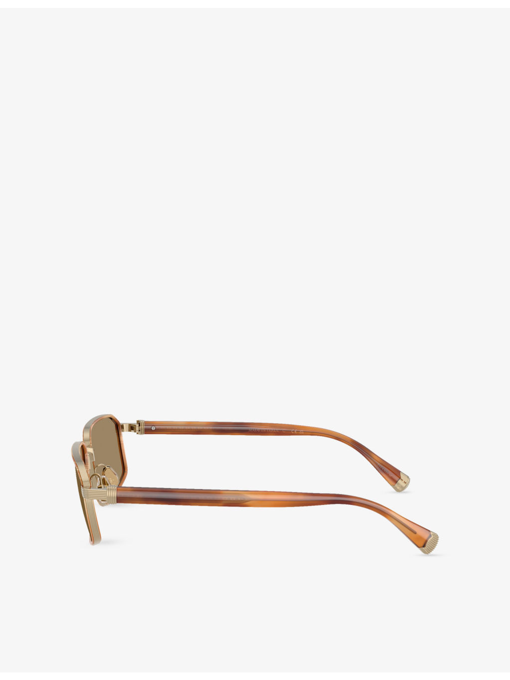 BC2009ST Jarama Rectangular-Frame Metal Sunglasses - 2