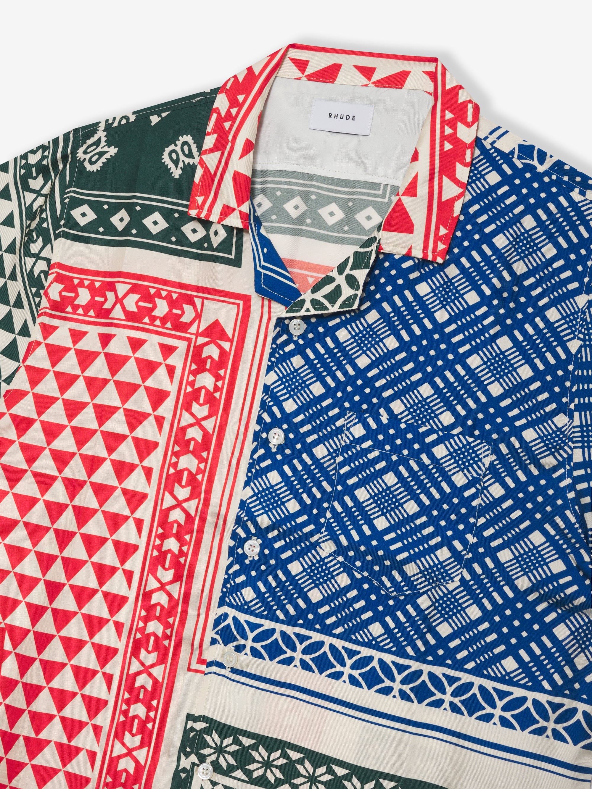 SILK CARD SS BUTTON UP - 3