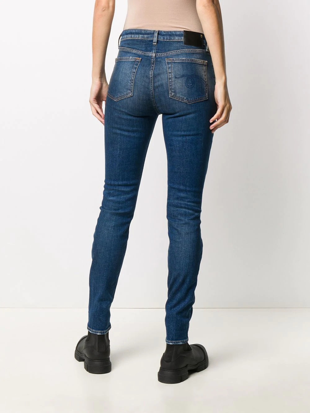 distressed skinny jeans - 4