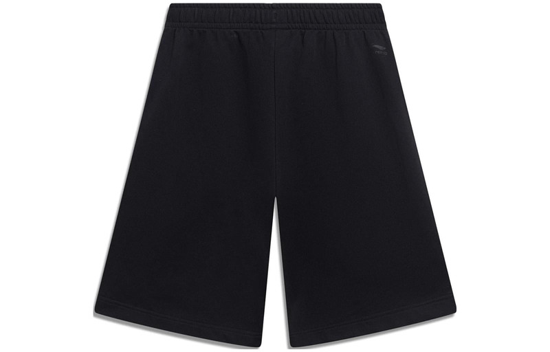 Li-Ning Li-Ning Anything Is Possible Graphic Straight Shorts 'Black' AKST593-4 outlook