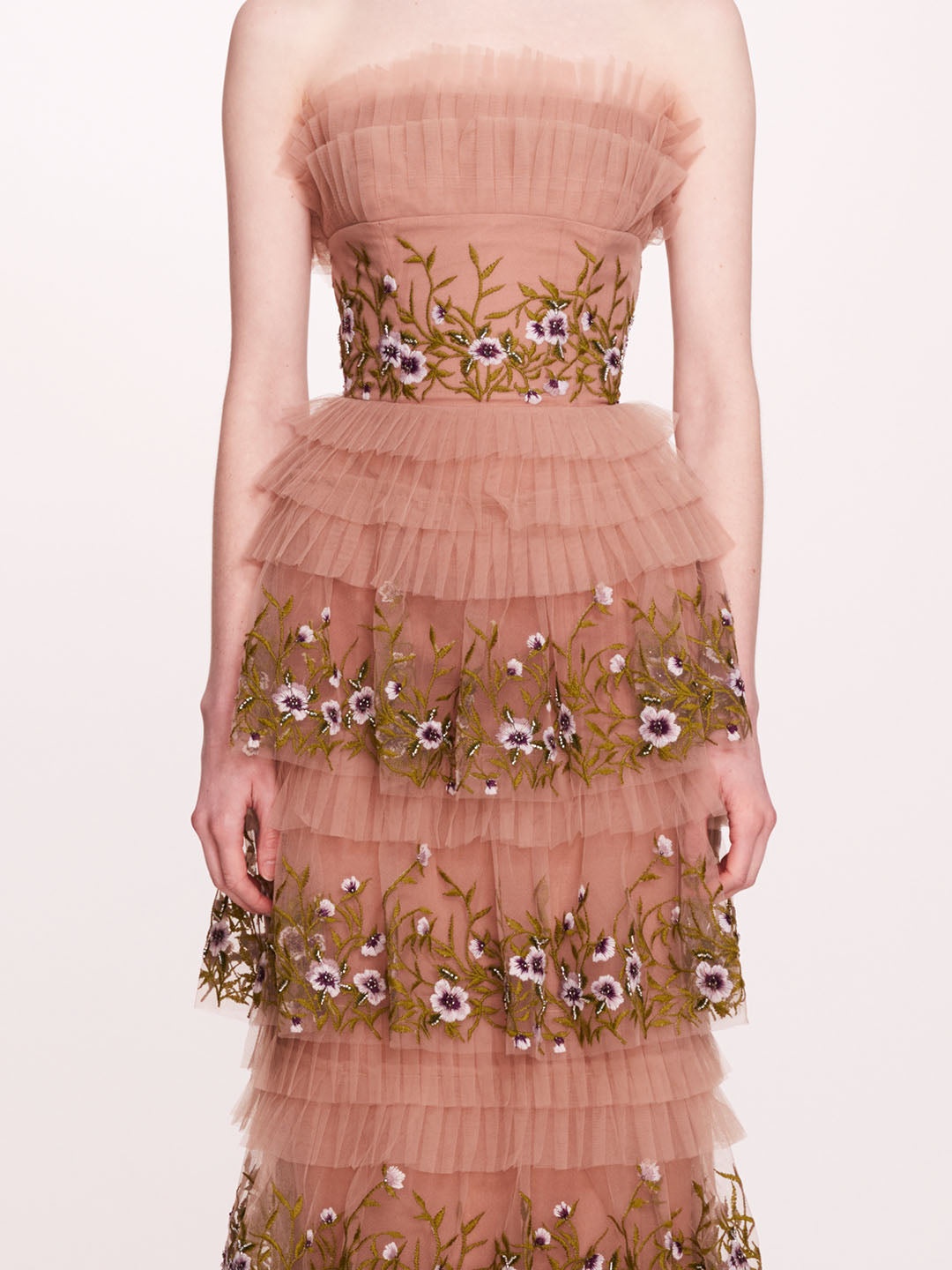 TIERED TERRARIUM COLUMN GOWN - 4