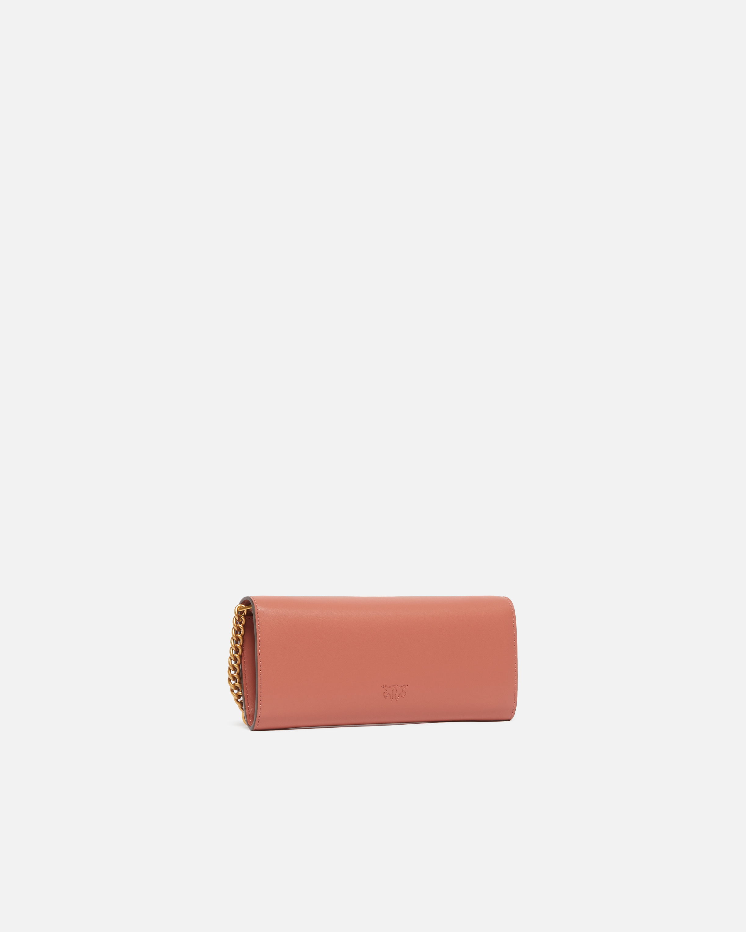 LEATHER PURSE WITH STRAP AND LOVE BIRDS LOGO - 2