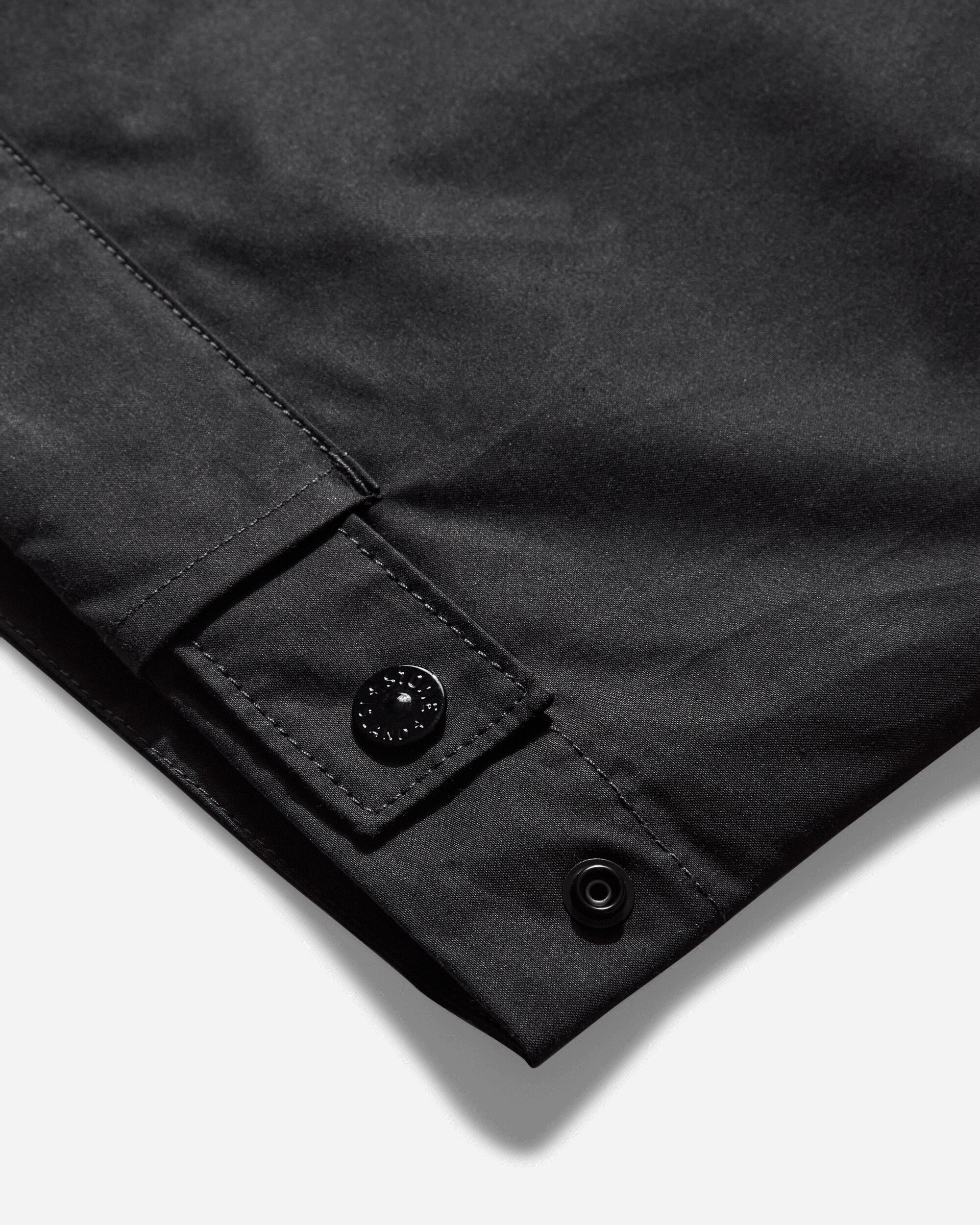 Men's Ghost Cotton Canvas Overshirt Black - 4