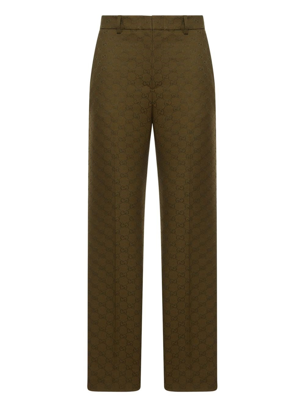 GG canvas trousers - 1