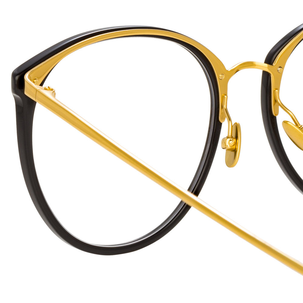 THE KINGS | OVERSIZED OPTICAL FRAME IN BLACK (C7) - 4