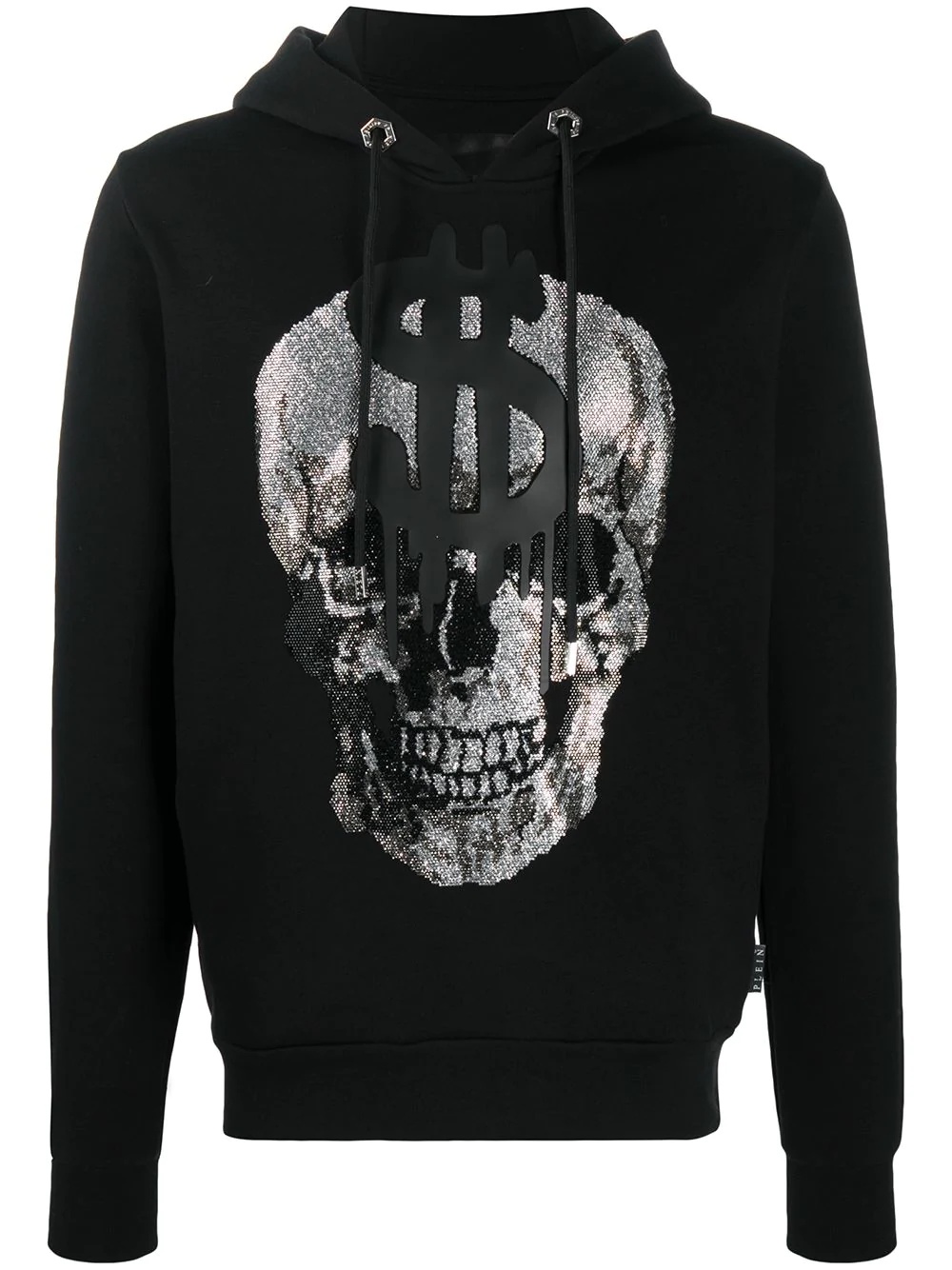 skull print hoodie - 1