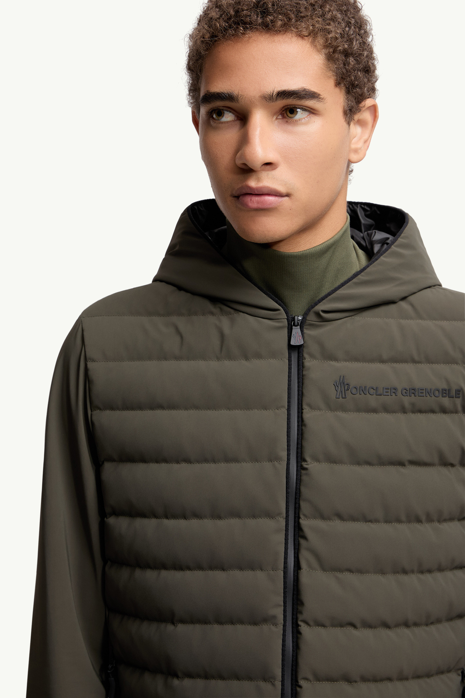 Padded Zip-Up Sweatshirt - 6