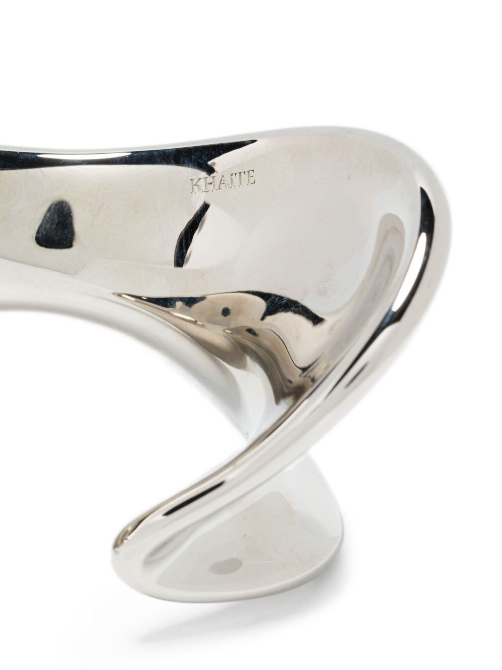 curved brass bracelet - 3