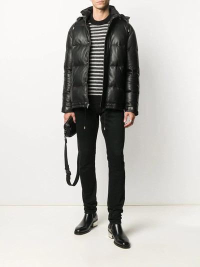 SAINT LAURENT quilted zipped puffer jacket outlook