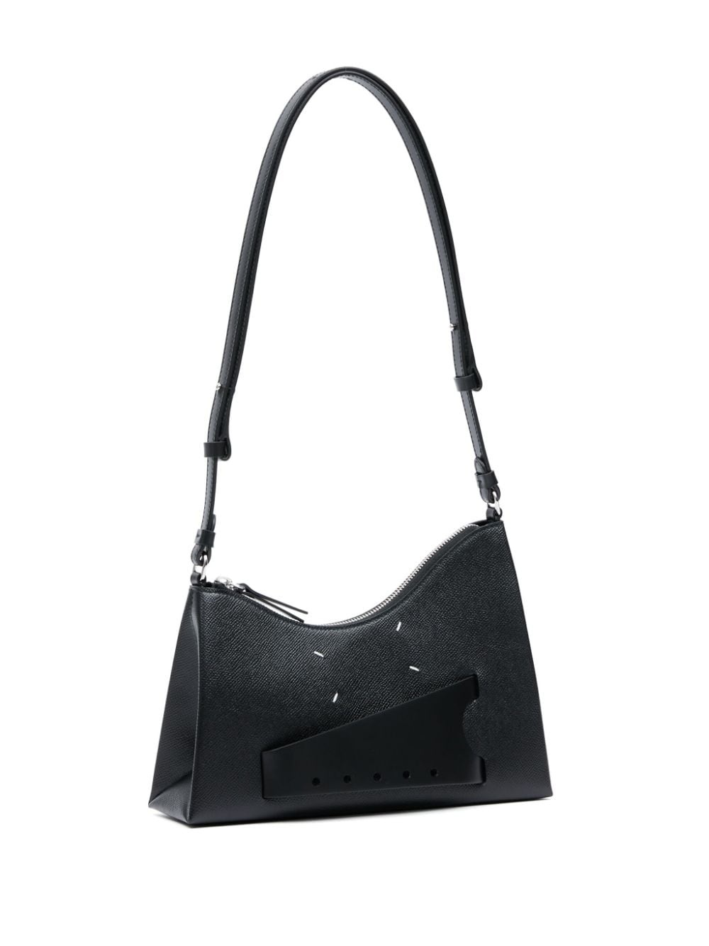 small Snatched leather shoulder bag - 6