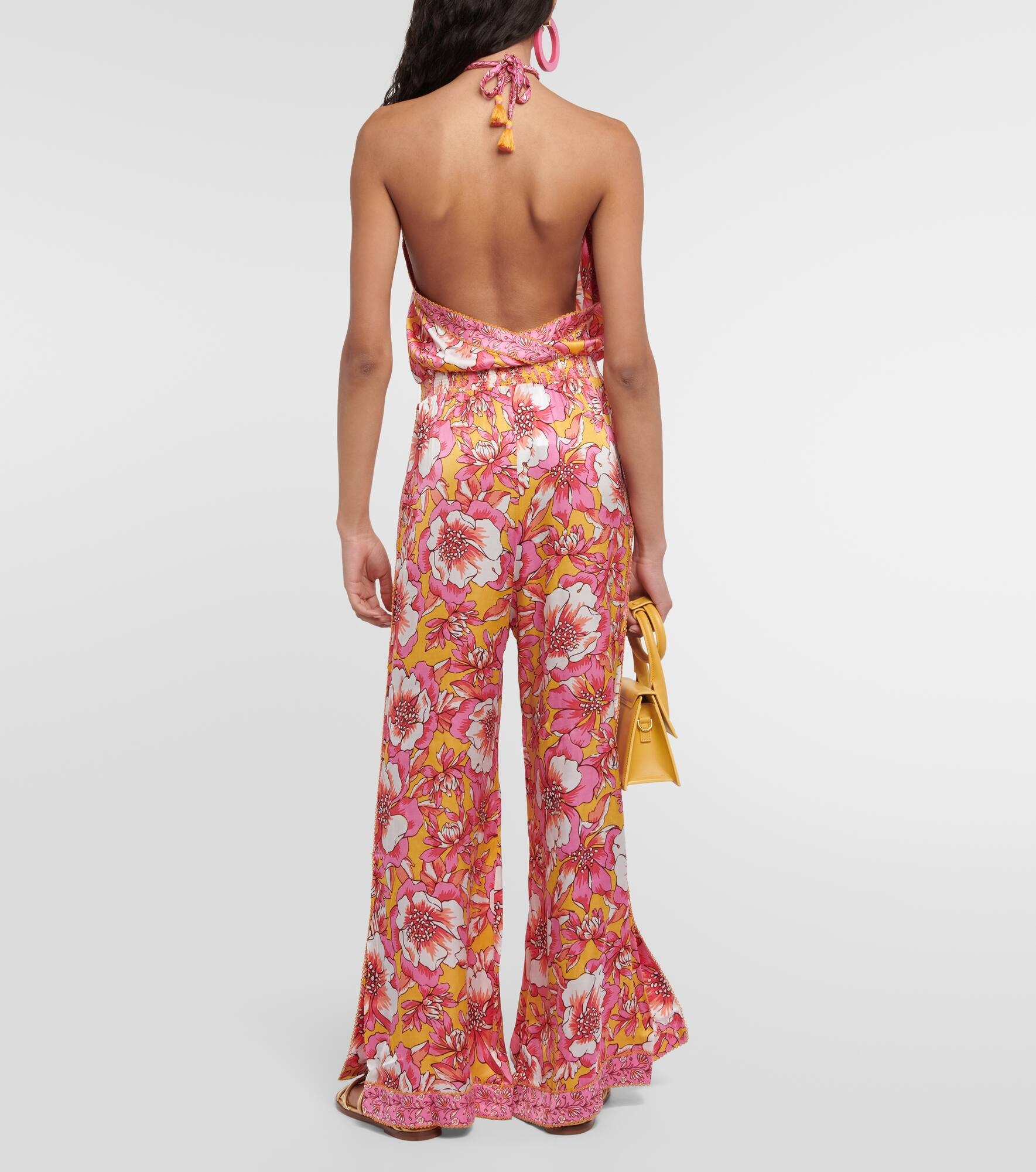 Isabelle printed halterneck jumpsuit - 3