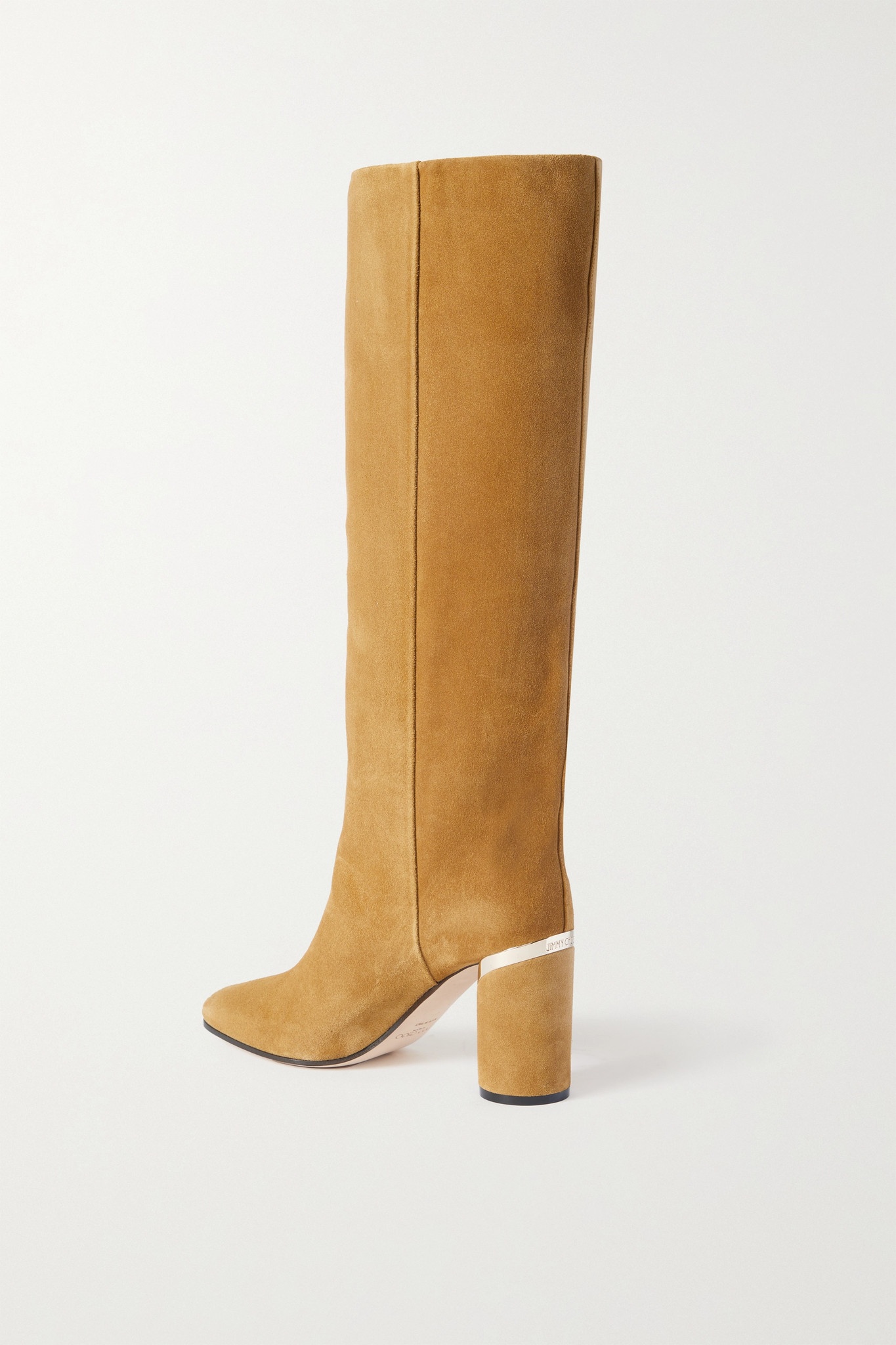 Jayla 85 glossed-leather knee boots - 3