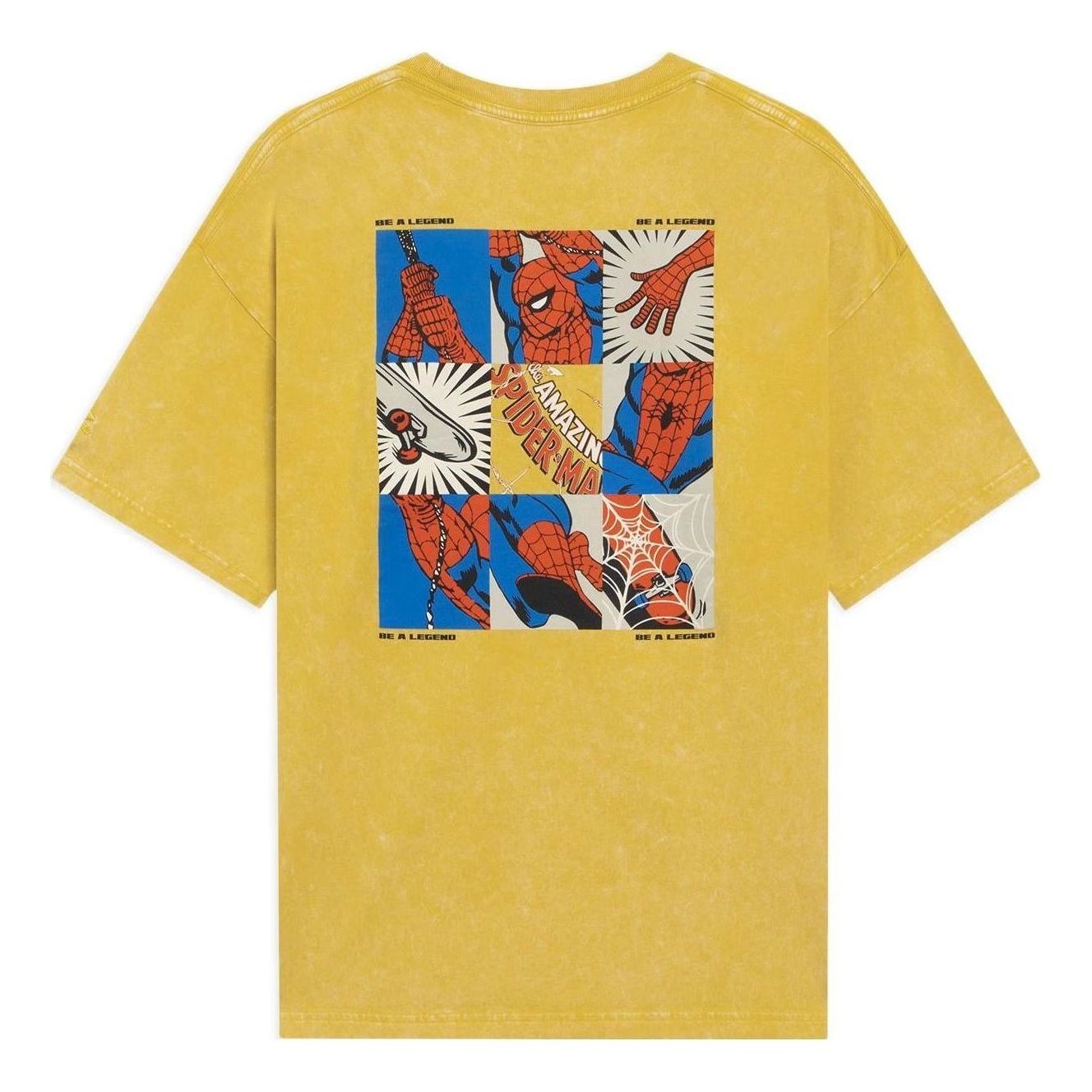 Li-Ning x MARVEL Spider Man Comic Graphic T-shirt 'Yellow' AHSSB93-2 - 2