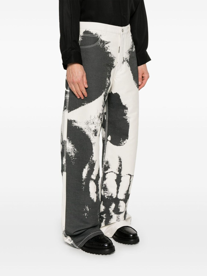 skull-print trousers 3