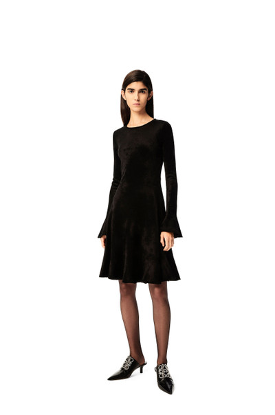 Loewe Knit mini dress in chenille outlook