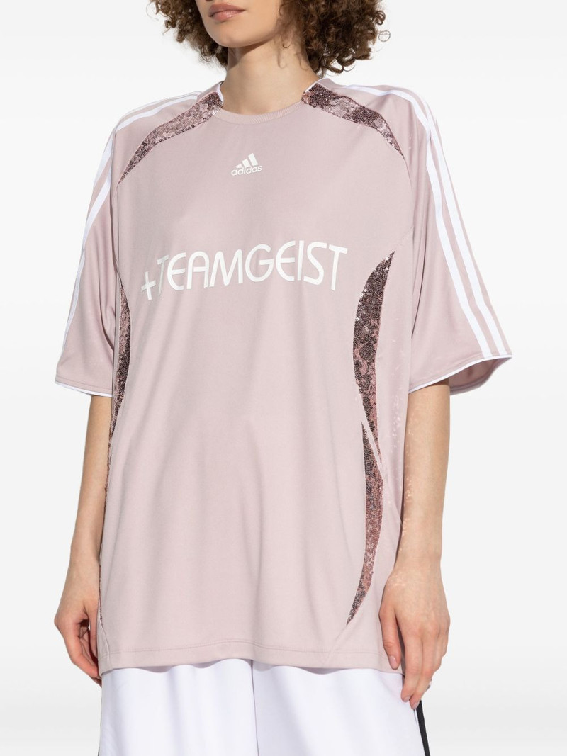 Teamgeist sequin-panelled jersey 3