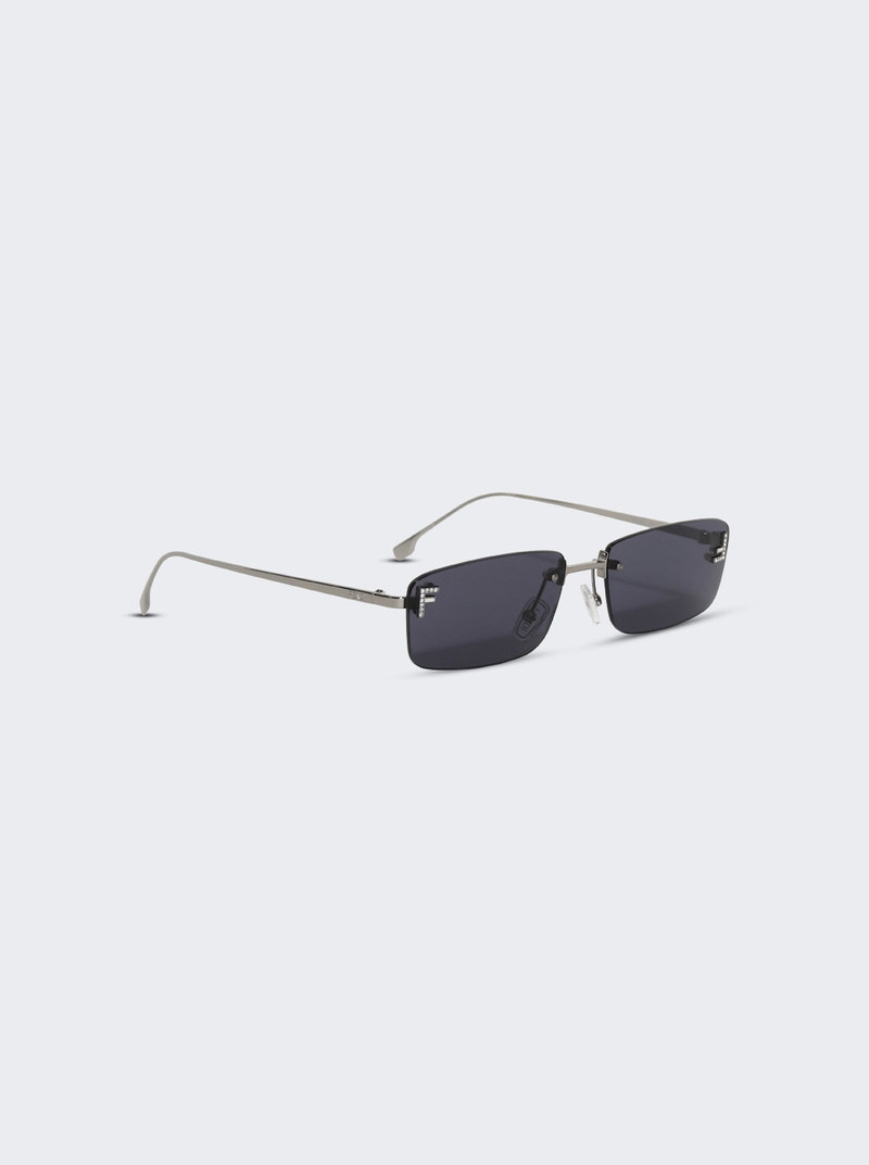 FENDI Fendi First Crystal Sunglasses Shiny Light Ruthenium outlook
