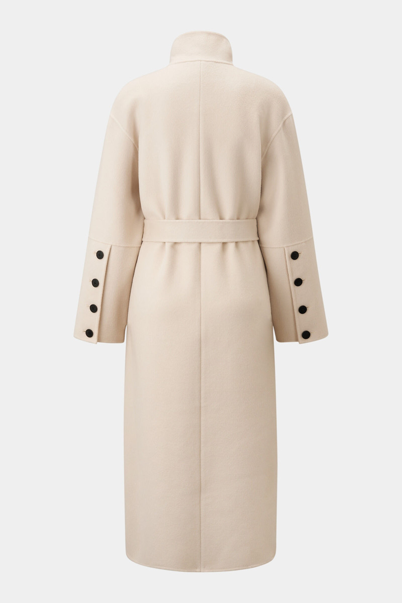 Amely Double-faced coat in Beige 3