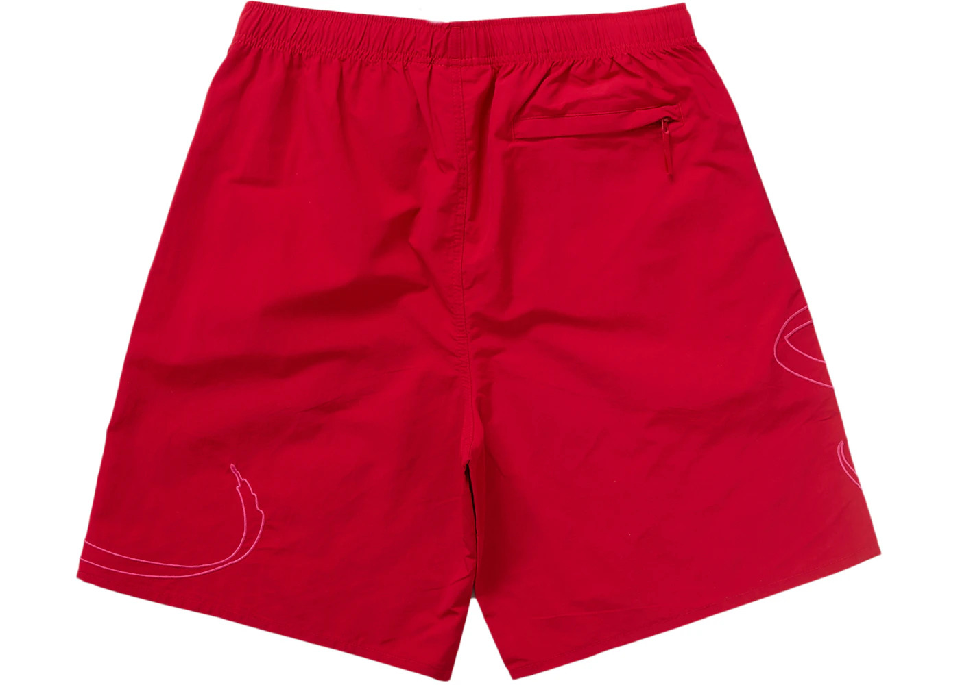 Supreme Tag Water Short Red - 2
