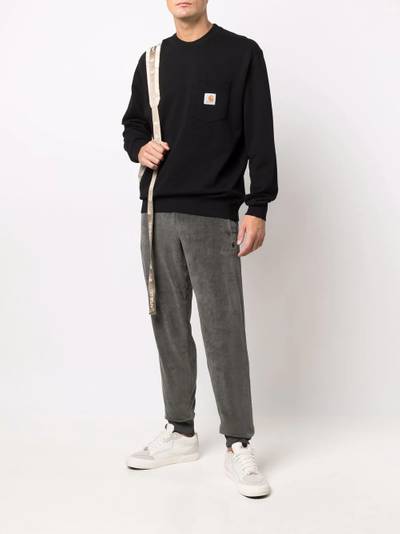 Carhartt logo-patch cotton sweatshirt outlook