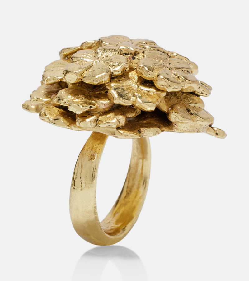 ALÉMAIS Team Spirit gold-plated ring outlook