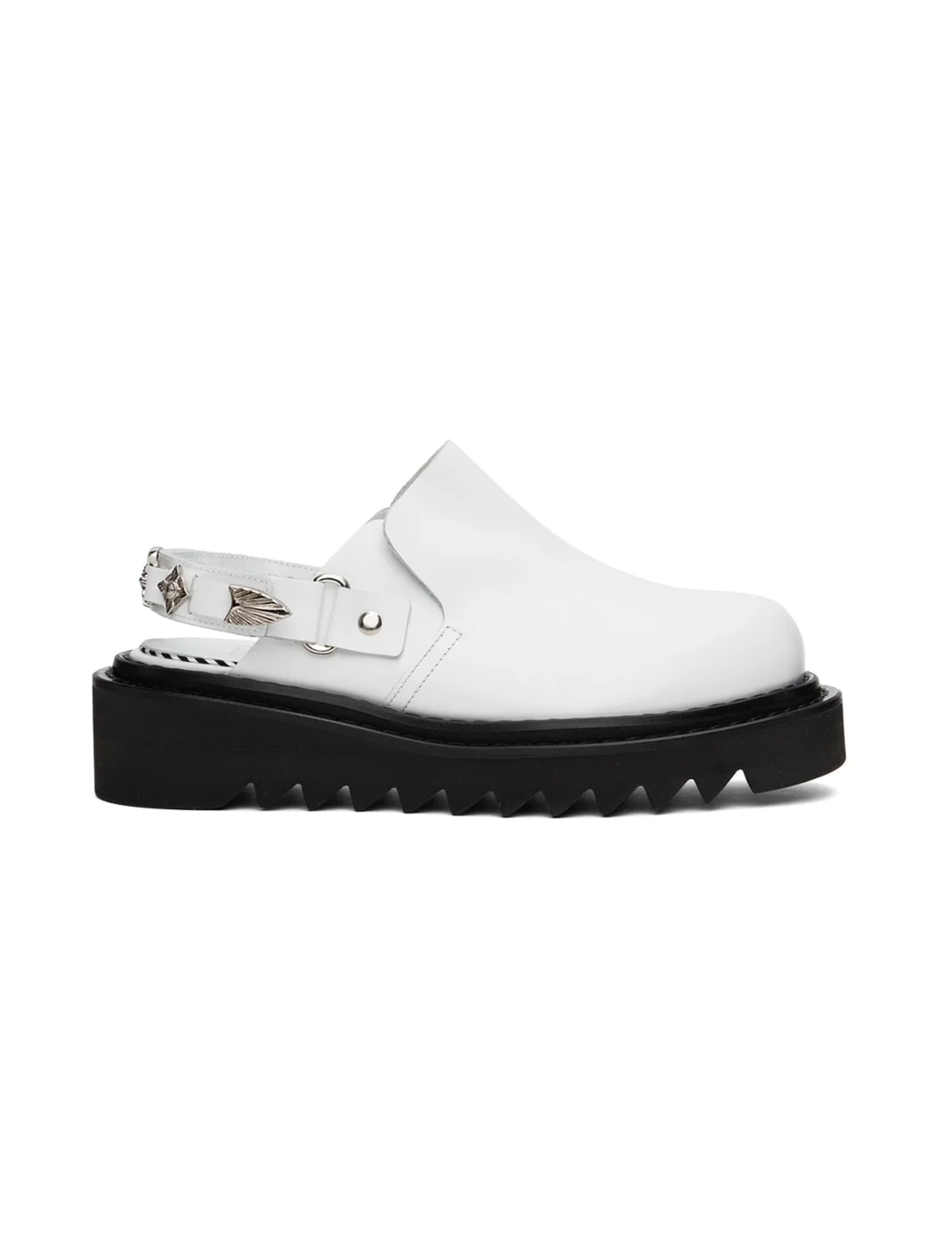 White Hardware Loafers - 1