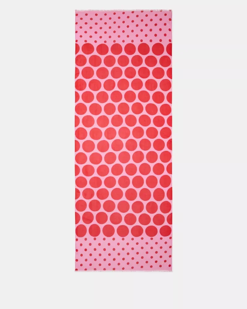 Dot Oblong Scarf - 1