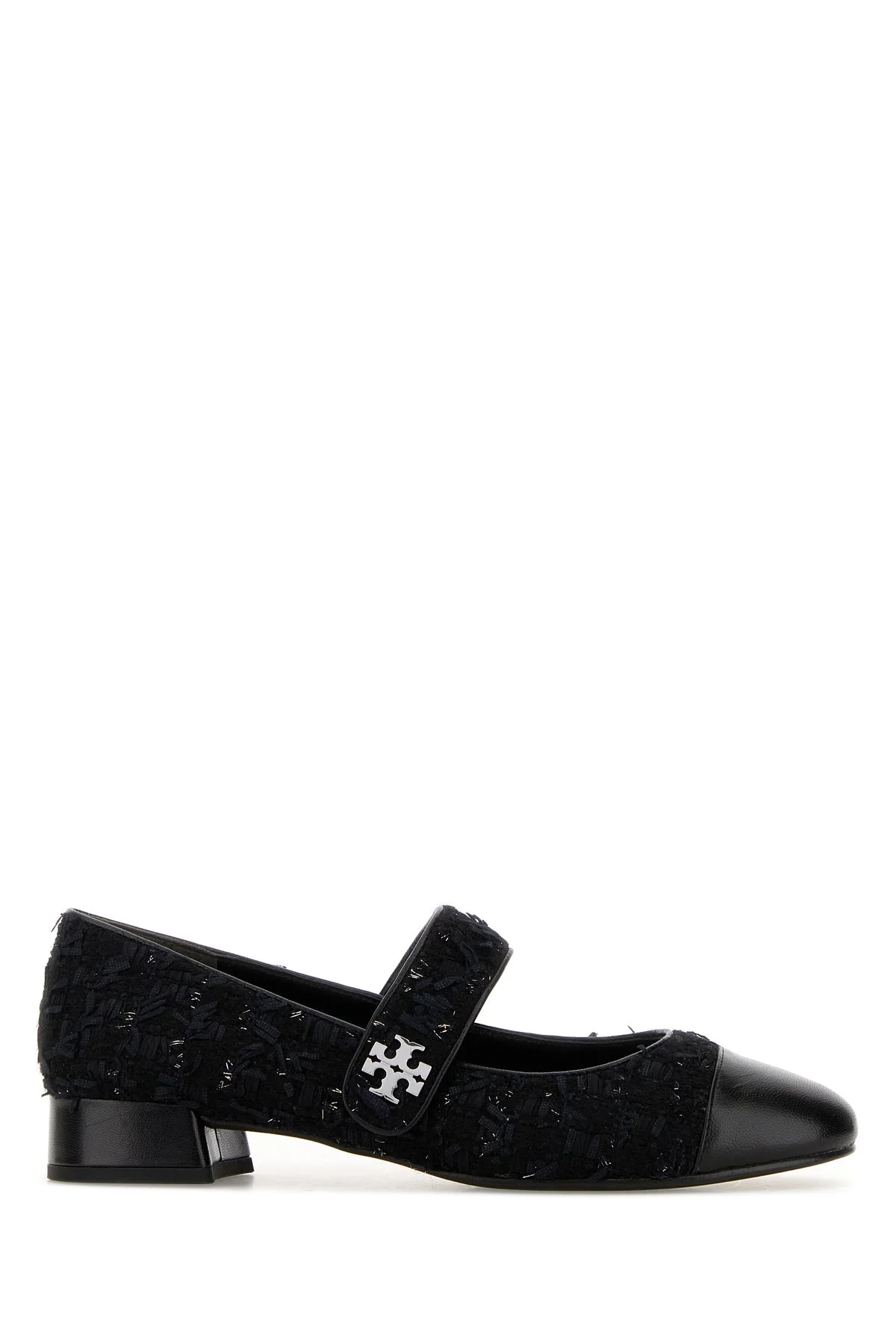 Black boucle ballerinas - 1