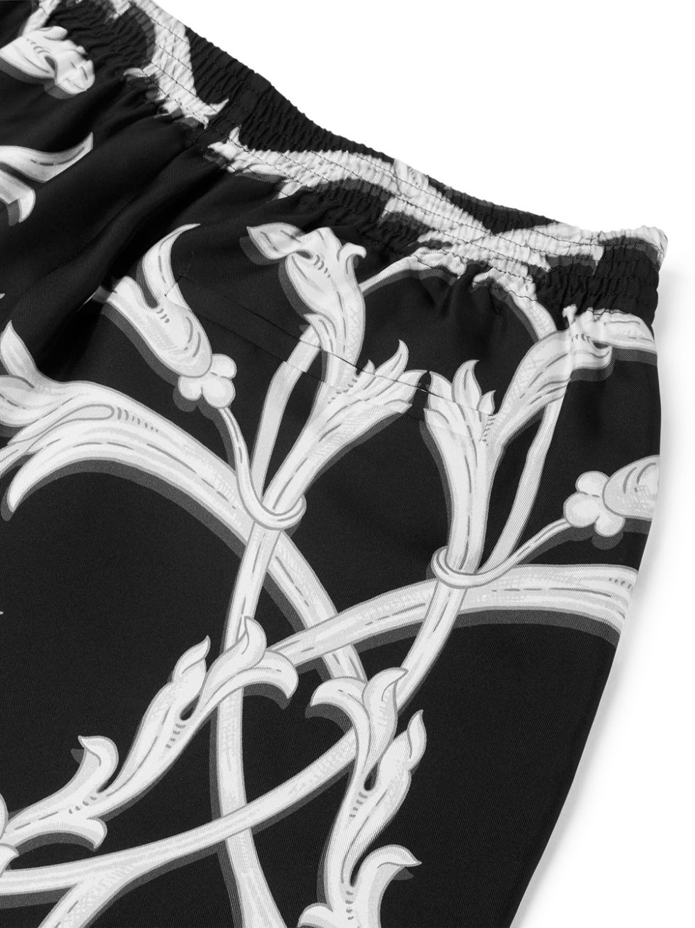 Acanthus Leaves silk shorts - 4