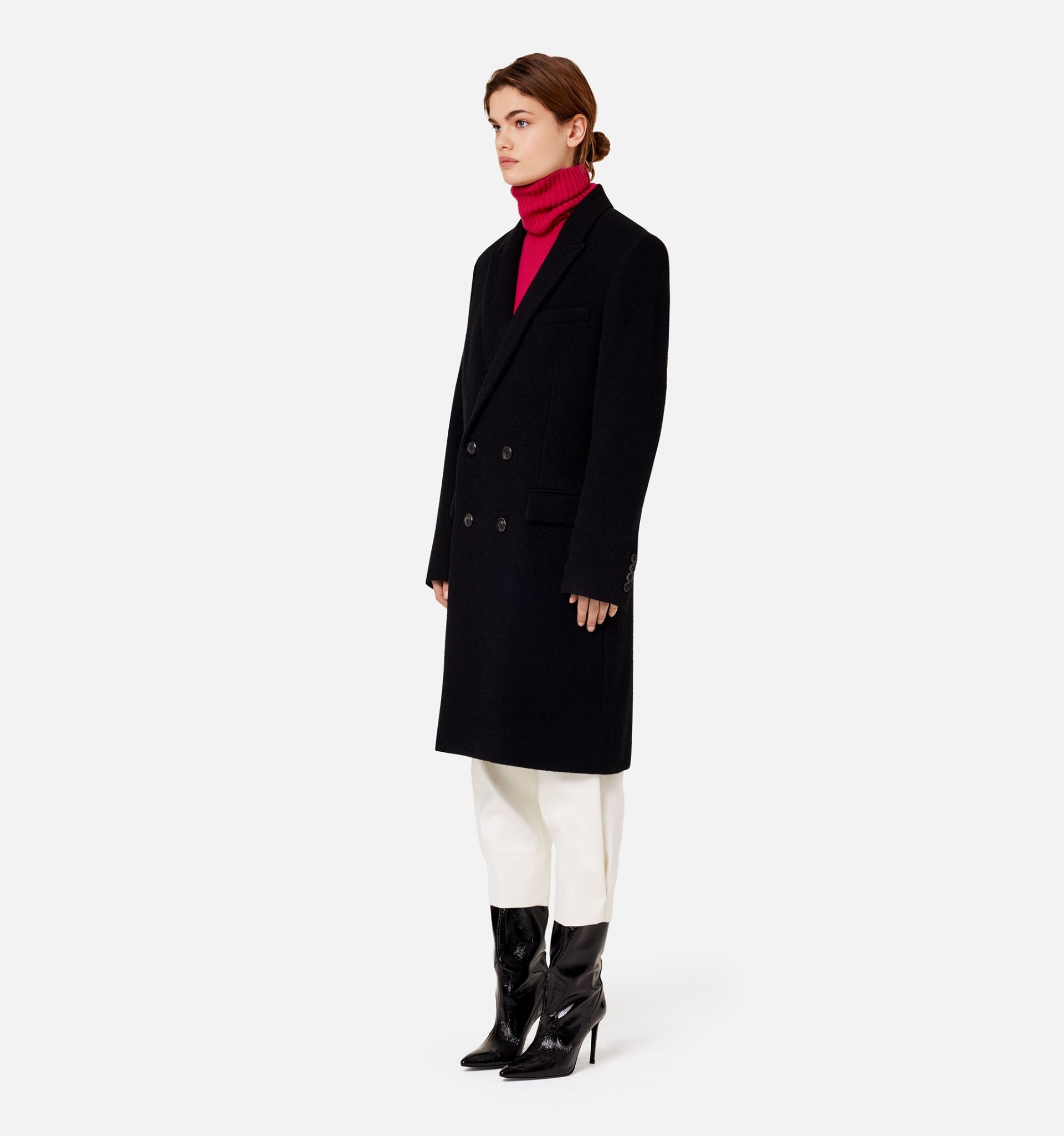 Double Breasted Coat - 5