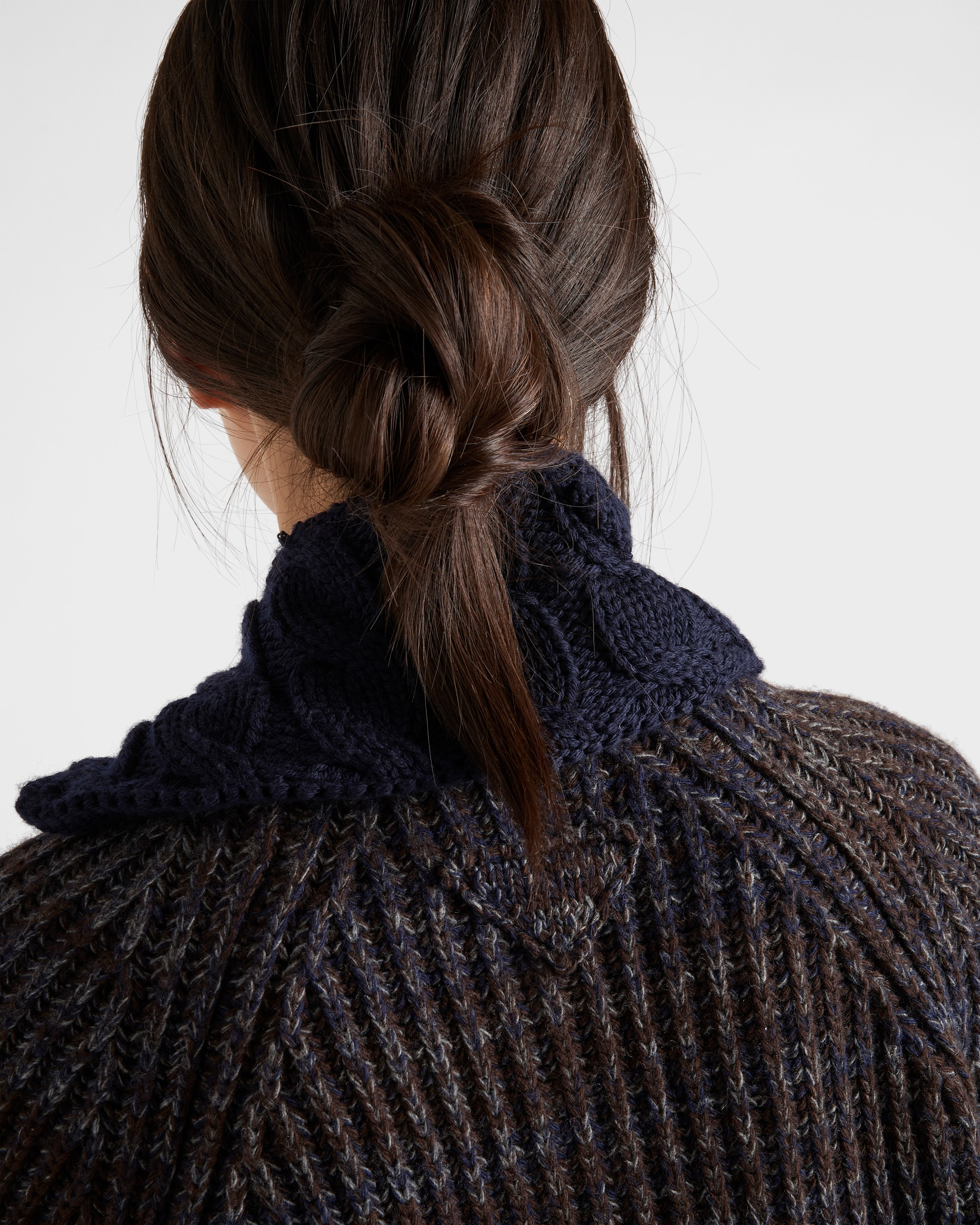 Mouliné wool cardigan - 4