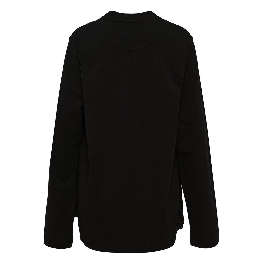 Lingerie Lace Insert Long Sleeve Tee - 2