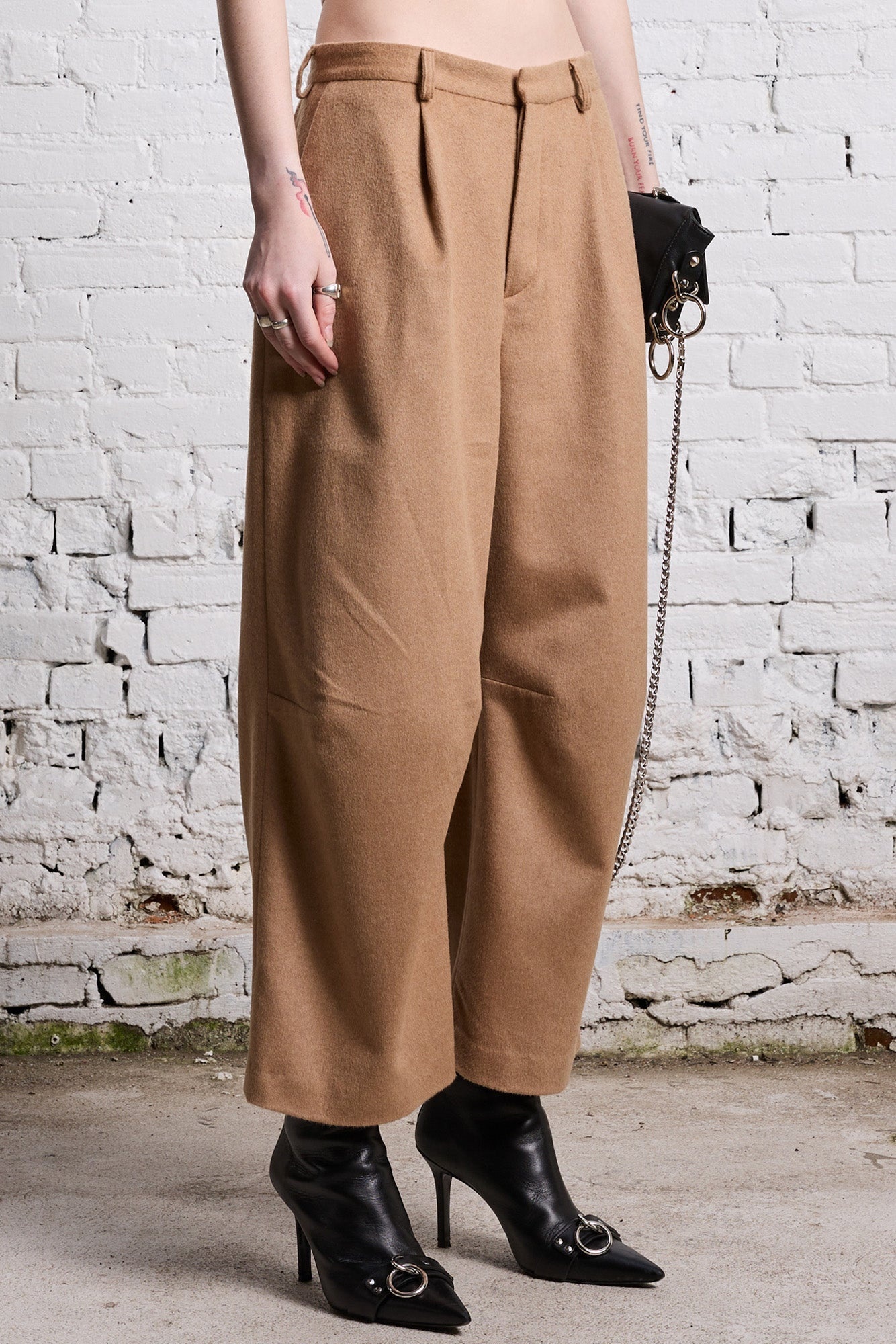ARTICULATED KNEE TROUSER - CAMEL - 5