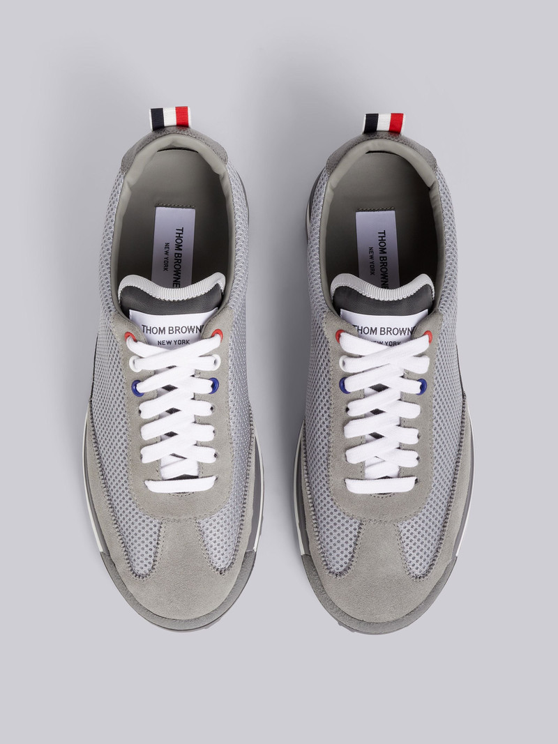 Light Grey Nylon Tech Runner 4
